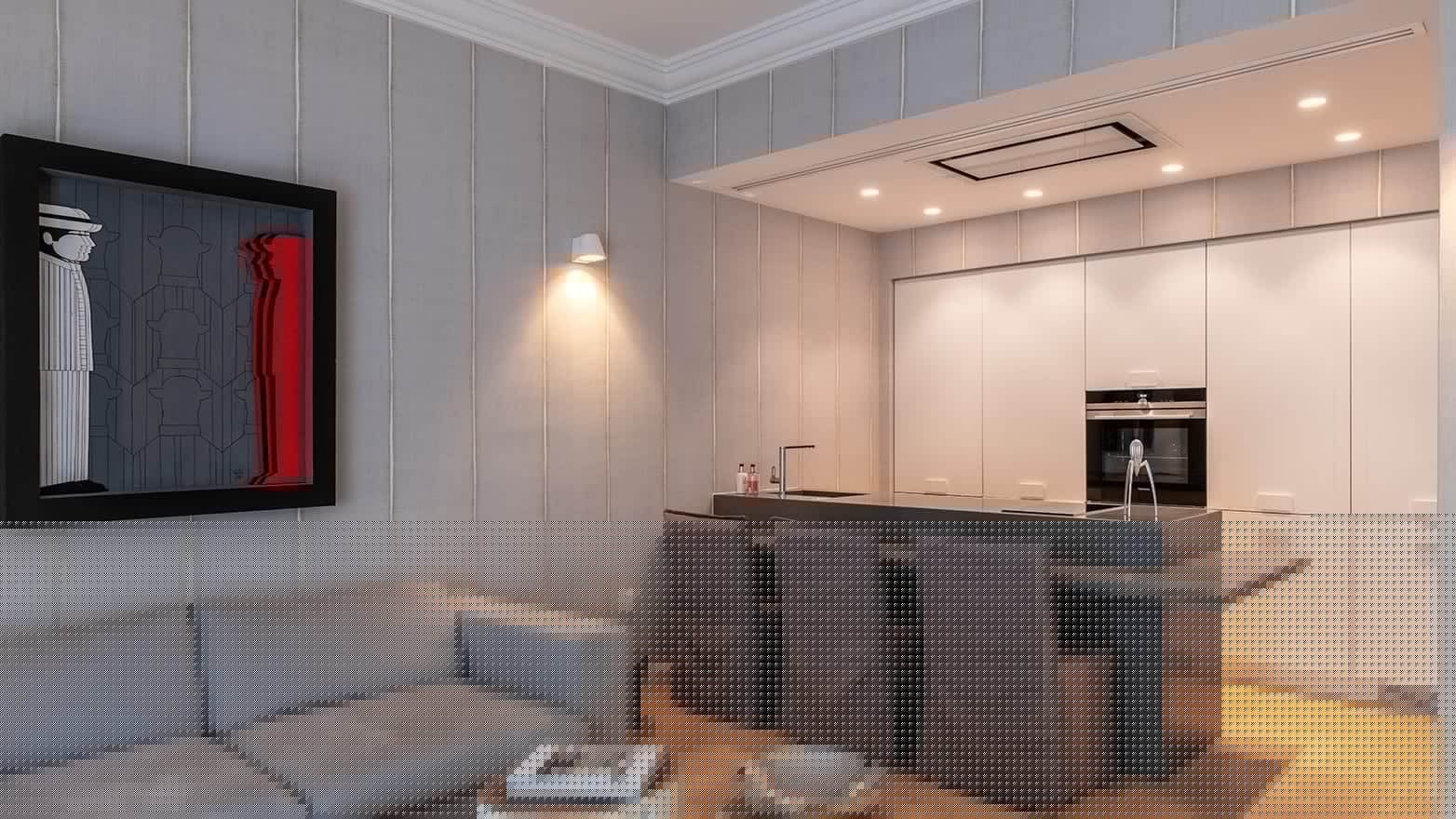 Apartment in Athens kitchen studio cyprus kitchen renovation Gruppo Euromobil Zalf